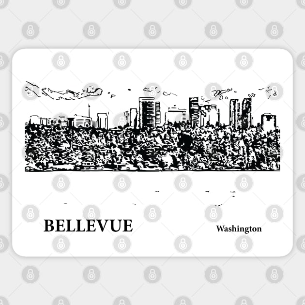 Bellevue - Washington Sticker by Lakeric